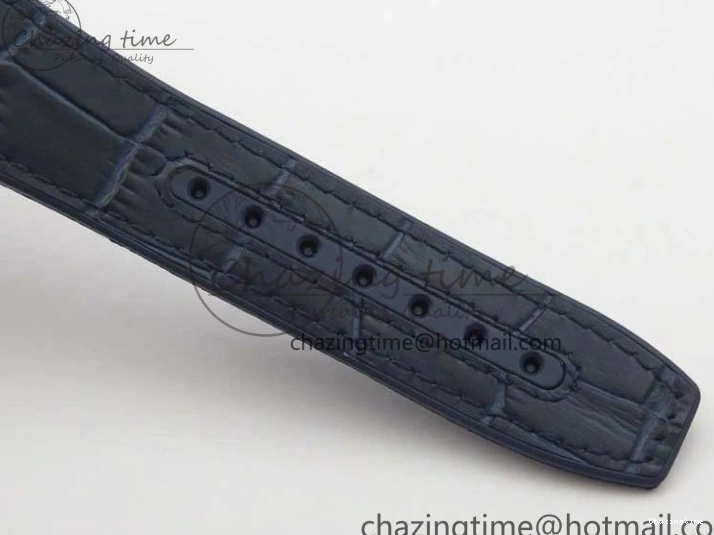 0409 Chic Constellation 131.33.41.21.03.001 SS RG TW Best Edition Blue Dial On Gummy Strap A 7872